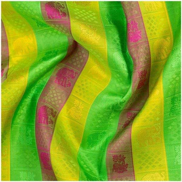 Multi colour silk saree
